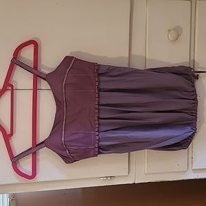 Lululemon Atletica Tank Top, Size 6, Color Lilac with ruffle 😀